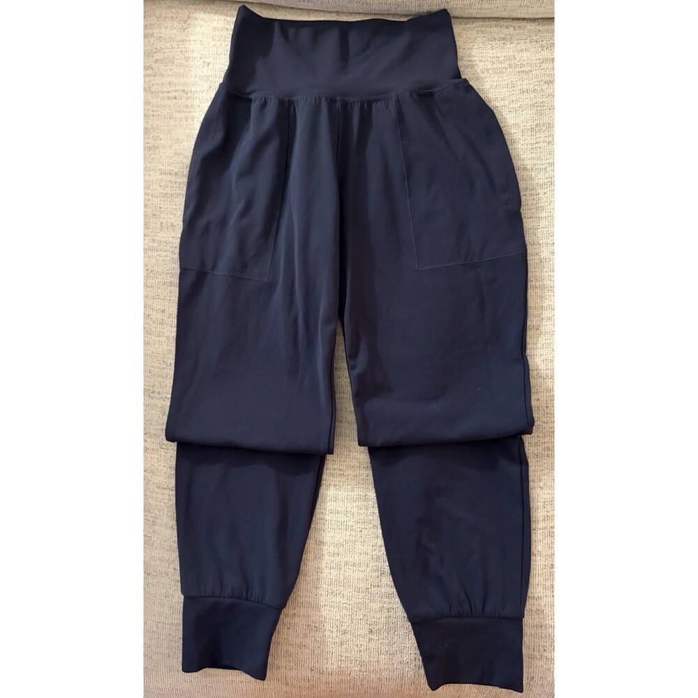 Athleta Salutation High Rise Joggers Powervita Navy Blue Pants XXS Petite